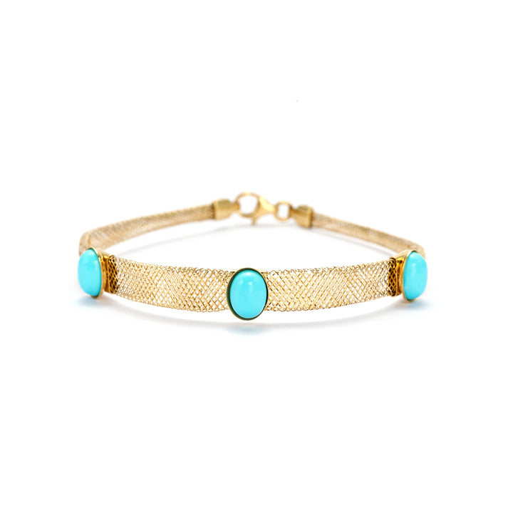 Italian Green Turquoise Bracelet