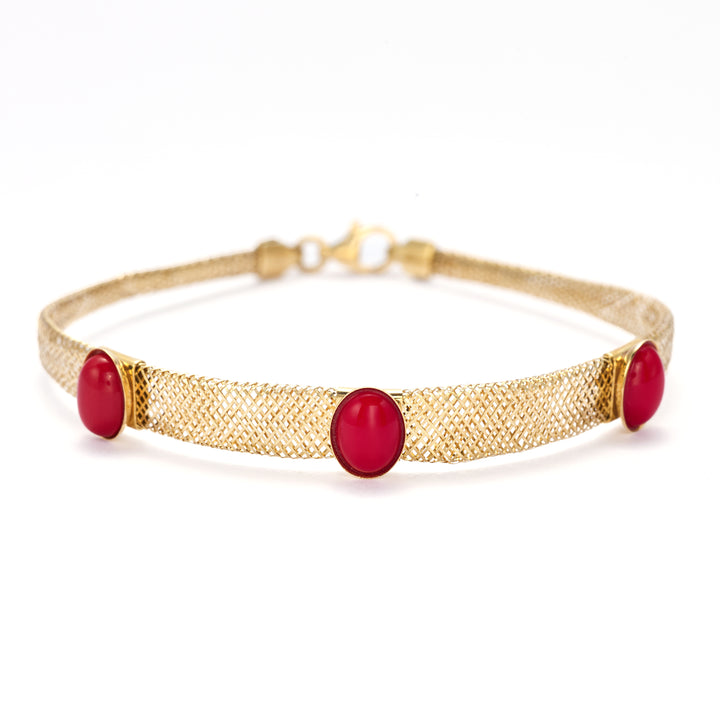 Italian Red Coral Bracelets