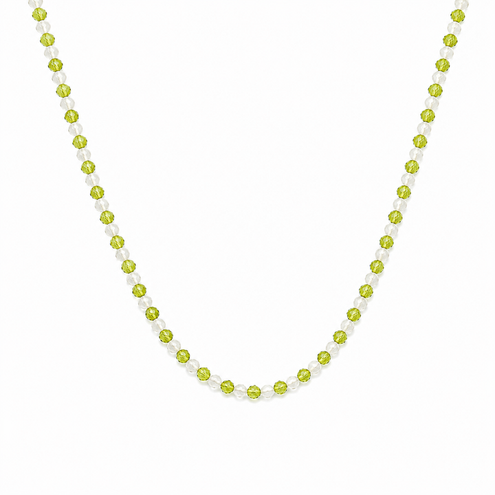 The Verdant Intuition Peridot with Moonstone Necklace