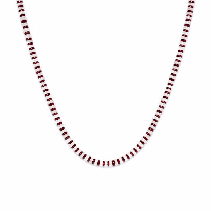 The Vital Love Link with Raw Garnet & Rose Quartz Manifestation Necklace