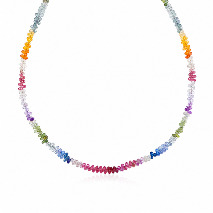 The Spectrum of Wisdom Multi-Sapphire Necklace